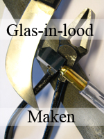 Het maken van een glas-in-lood raam